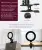 Selfie Ring Light for Laptop Computer Desktop Youtube, Ring Lamp Video Conference Lighting Kit With Tripod Phone Holder Clip On