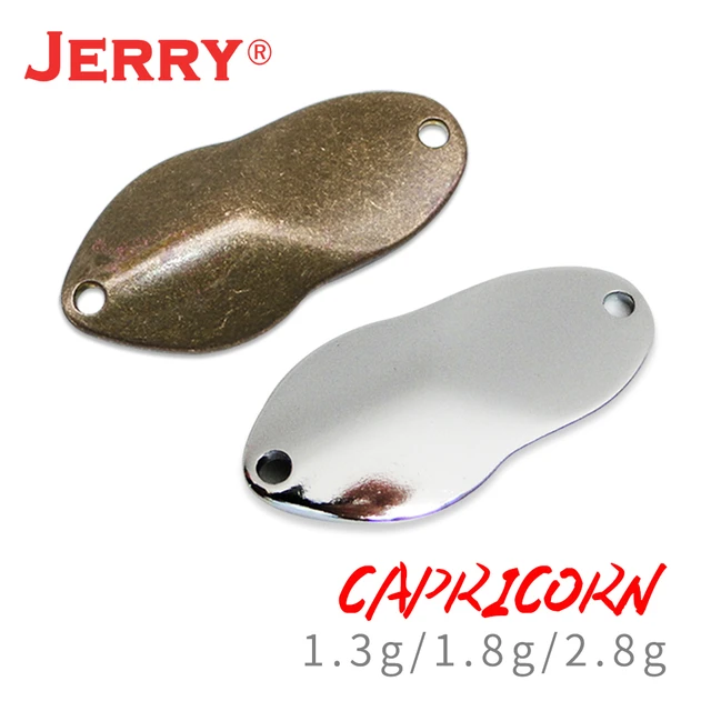 Jerry Capricorn 50pcs 1,5g 2g 3g Brass Unpainted Mmetal Bait