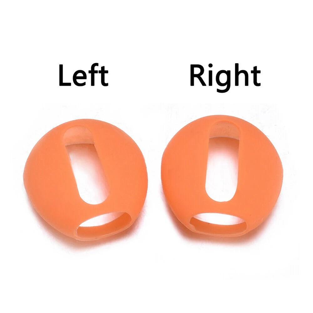 2 Pair Silicone Anti-Slip Earphone Protective Cover Case Eartips for Air-pods 1 2