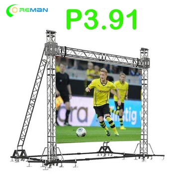 

P3.91 Video Wall slim thin club bar booth led cabinet 500X500mm aluminium 20X10feet Led Video Wall For Rental