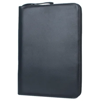 

AAY-1 PC Black Fountain Pen Color PU Leather Storage Case Holder for 48 Pens