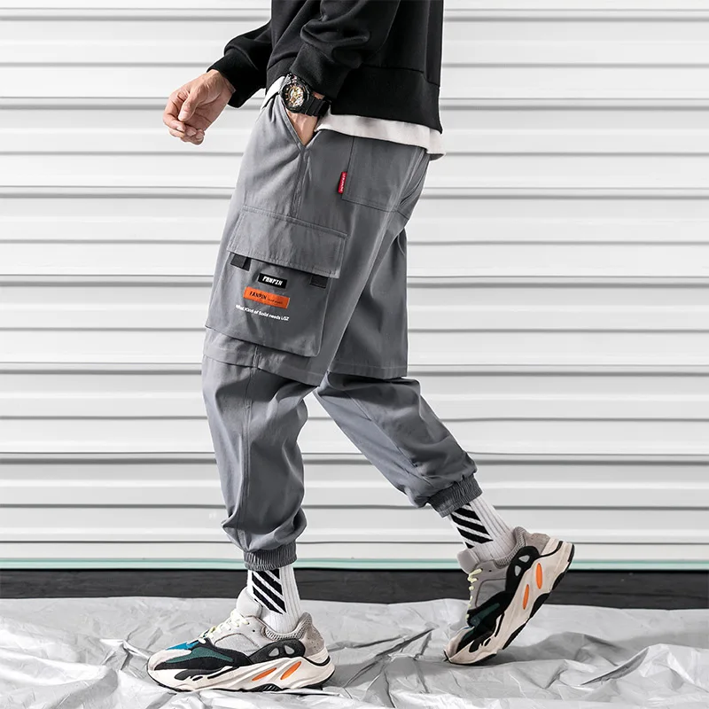 

2020 Spring Main Push Japanese-style Rolling Door Large Size Labeling Workwear Capri Pants M-5x Hk1931