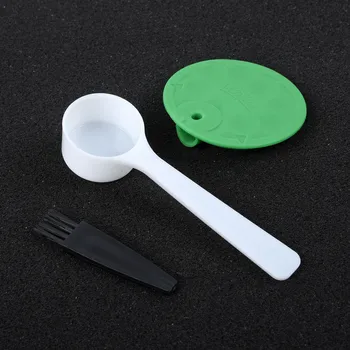 

3pcs/set Reusable Refillable Coffee Pod Capsule Spoon Brush Kit For Dolce Gusto