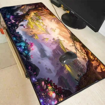 

Flower Tree Beautiful Scenery Large Mouse Pad Notebook Computer Mousepad Gaming Mouse Mats Office Desk Resting Surface