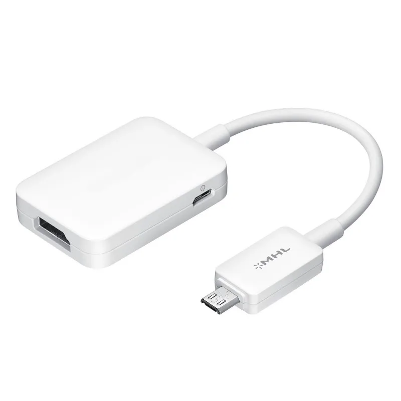 Белый Спортивная видеокамера с разъемом Micro USB Для HDMI Женский Кабель-адаптер 1080P HD для MHL 2,0 устройство адаптеры HDTV для samsung Galaxy S2/S3/S4/S5 Note2/3/4, HUAWEI - Цвет: Белый