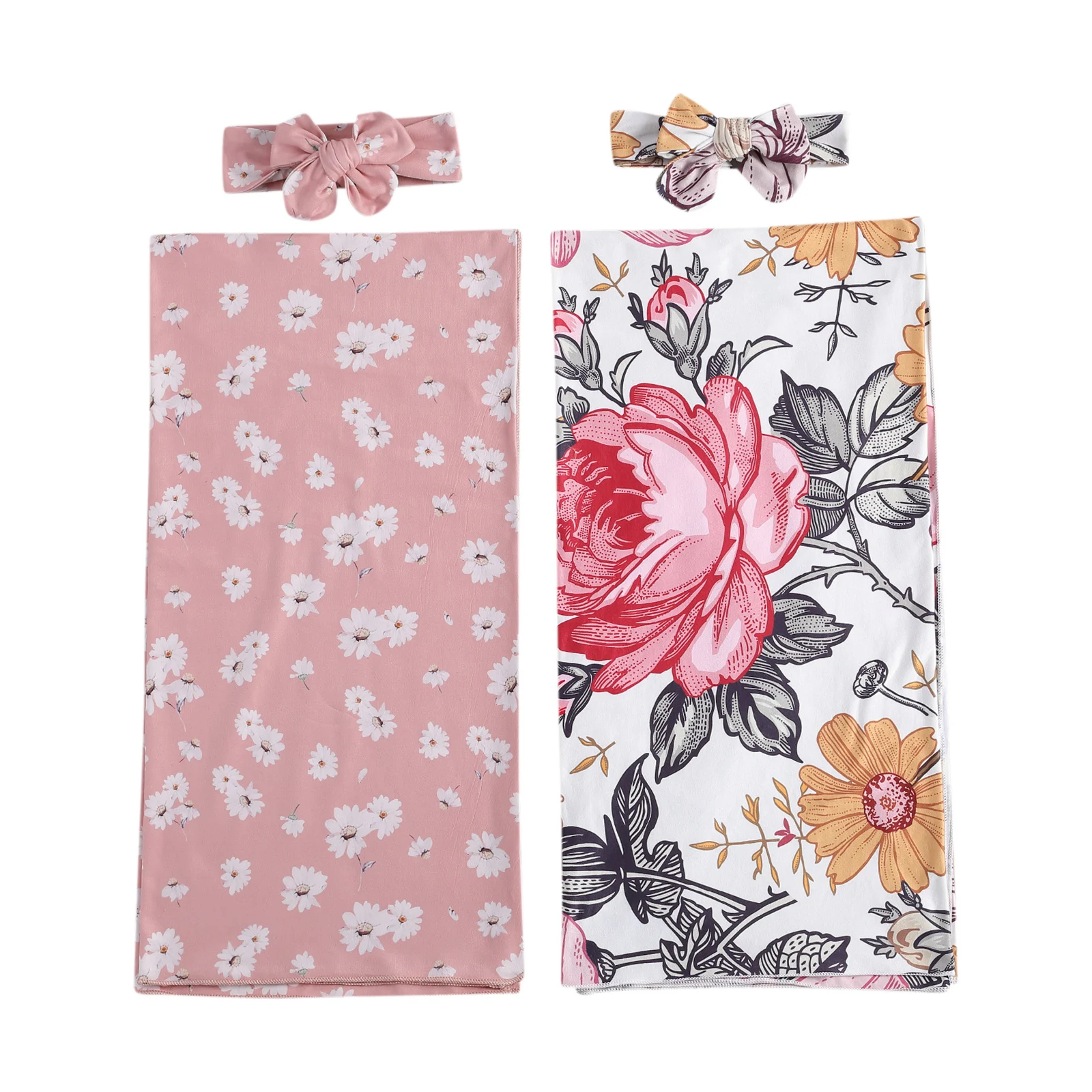 Ropa para envolver al bebé, saco de dormir, para el hogar, exterior, de algodón, suave, con cordones, toalla grande, ropa para niños con diadema