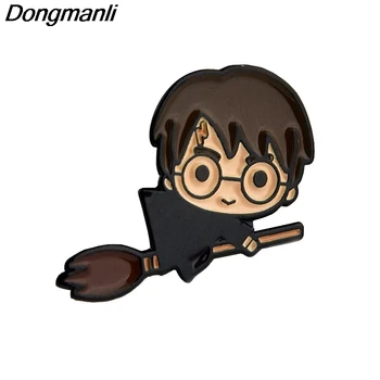 

P4823 Dongmanli Magician Enamel Pins Brooches Women Fashion Lapel Backpack Bags Badge Jewelry