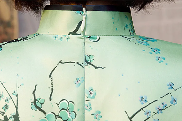 Sheng Coco модное короткое новое платье Cheongsam банкетное платье Cheongsam длиной до колена китайское Ретро Qipao шелковое атласное платье женская одежда