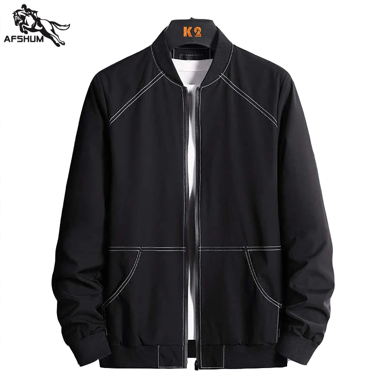 

Jacket Men M-6XL 7XL 8XL autumn mens windbreaker Solid color jackets men coat windproof casual windbreakers Men's coats 8866