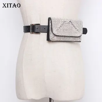 

XITAO Tide Cummerbunds Full Diamond Decoration Removable Women 2020 New Personality Fashion Match All Cimmerbunds ZLL4622