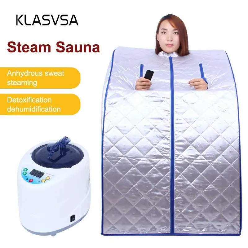 Us 145 88 25 Off Klasvsa Protable Steam Sauna Portable Sauna Room Beneficial Skin Infrared Weight Loss Slimming Calories Bath Spa With Sauna Bag In