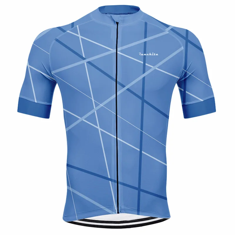 Maillot Ciclismo Hombre RUNCHITA Лето Anti-UV Pro team велосипед с коротким рукавом Велоспорт Джерси велосипед Джерси велосипедная одежда