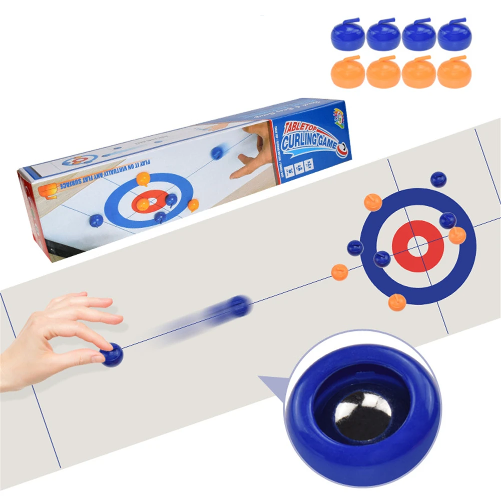 Mini Table Curling Ball Foldable Board Game for Kids, Recreation and  Entertainment, Parent-Child Interaction, Family Party Games