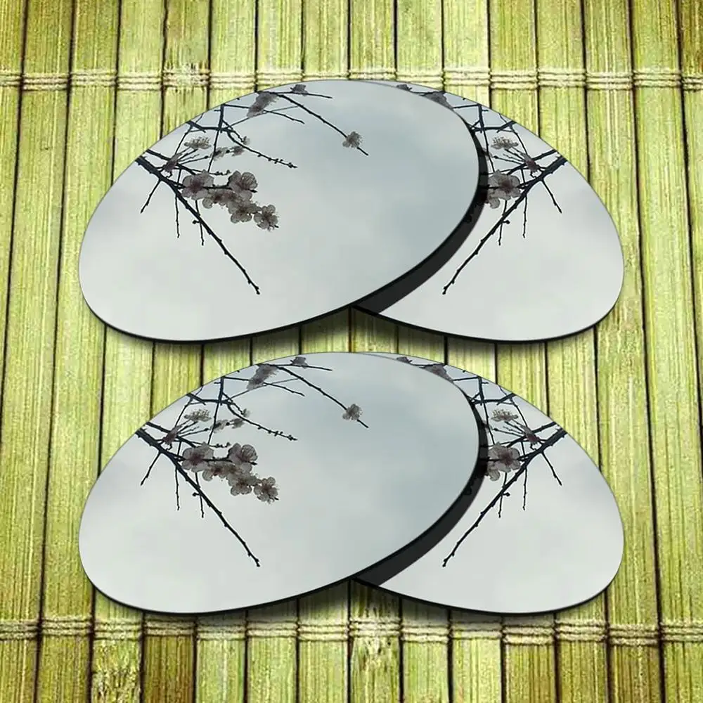 2x Chrome Поляризованных Сменные линзы для-солнцезащитные очки Oakley Romeo 1 Солнцезащитные очки с оправой, True Цвет зеркальное покрытие-варианты - Цвет линз: 2x Chrome