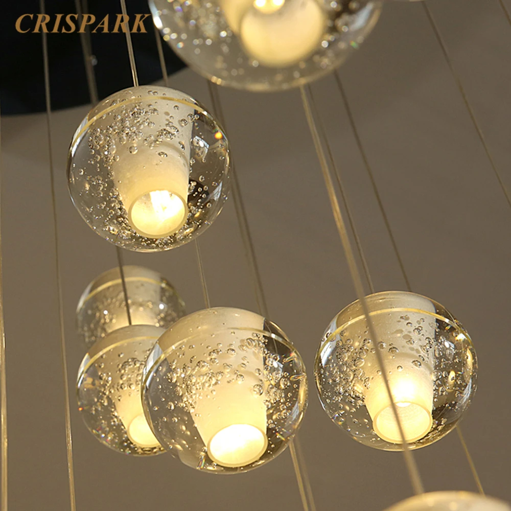 Современный минималистский спираль с украшением в виде кристаллов подвеска