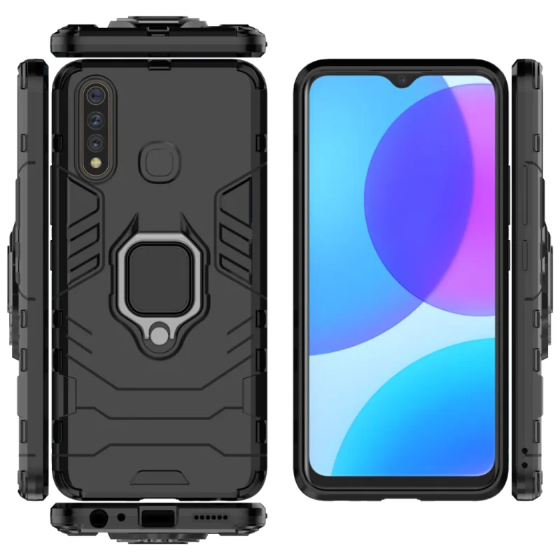 For Vivo Y19 Case For Vivo Y19 Magnetic Phone Case Cover For Vivo Y19 Back Cover With Finger Ring Phone Funda Capa Shell Case