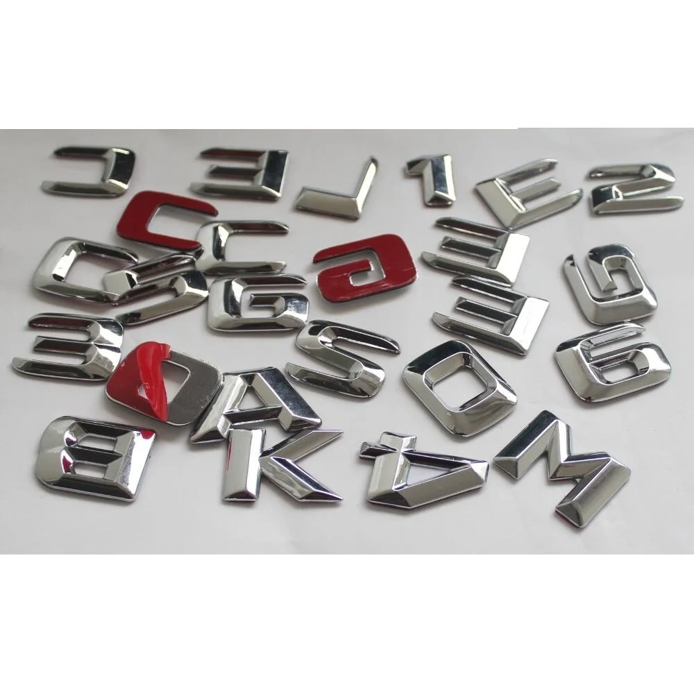 3D хромовые буквы для Mercedes Benz X166 X164 GL63 GL300 GL320 GL350 GL400 GL450 GL500 GL550 AMG CGI CDI 4matic BLUETEC