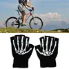 Gants de cyclisme pour enfants, Sports de plein air, vélo, squelette demi-doigt, protection douce ► Photo 3/6