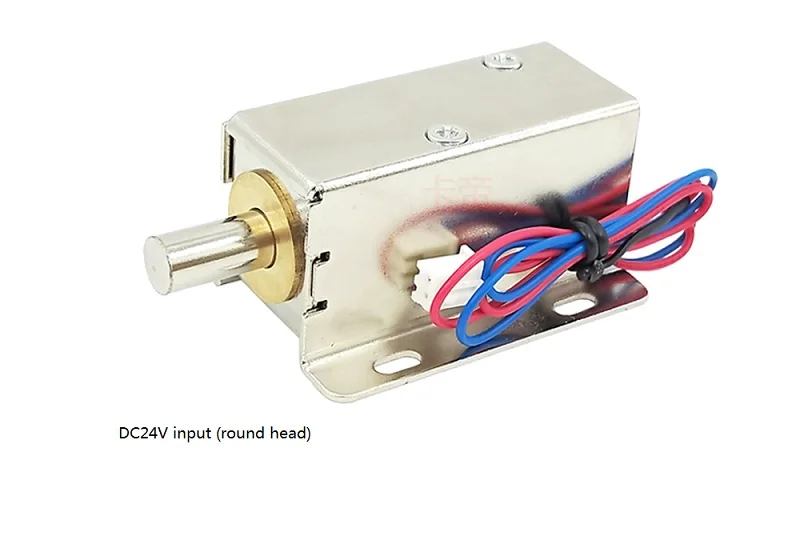 DC24V Round head Маленький электронный замок Малый врезной электрозамок - Цвет: DC24V Round head