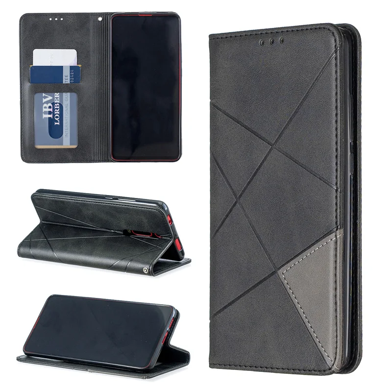 Кожаный чехол Luxur для телефона Xiaomi Redmi Note 9 9S 8 7 8T 7A K30s K20 MI 9T 10 CC9 Pro бумажник 8A флип