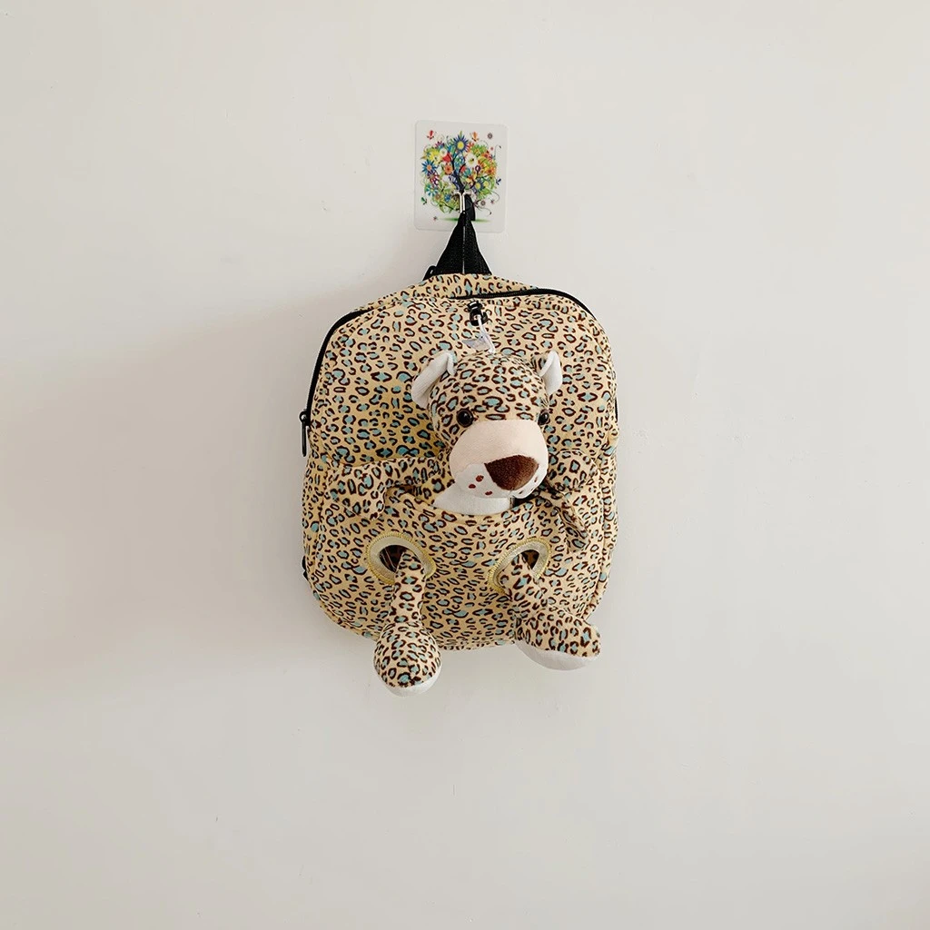 Aelicy Children Backpacks Kindergarten Schoolbag Animal Kids Children Cartoon Plush School Bags Baby Girls Boys 1023