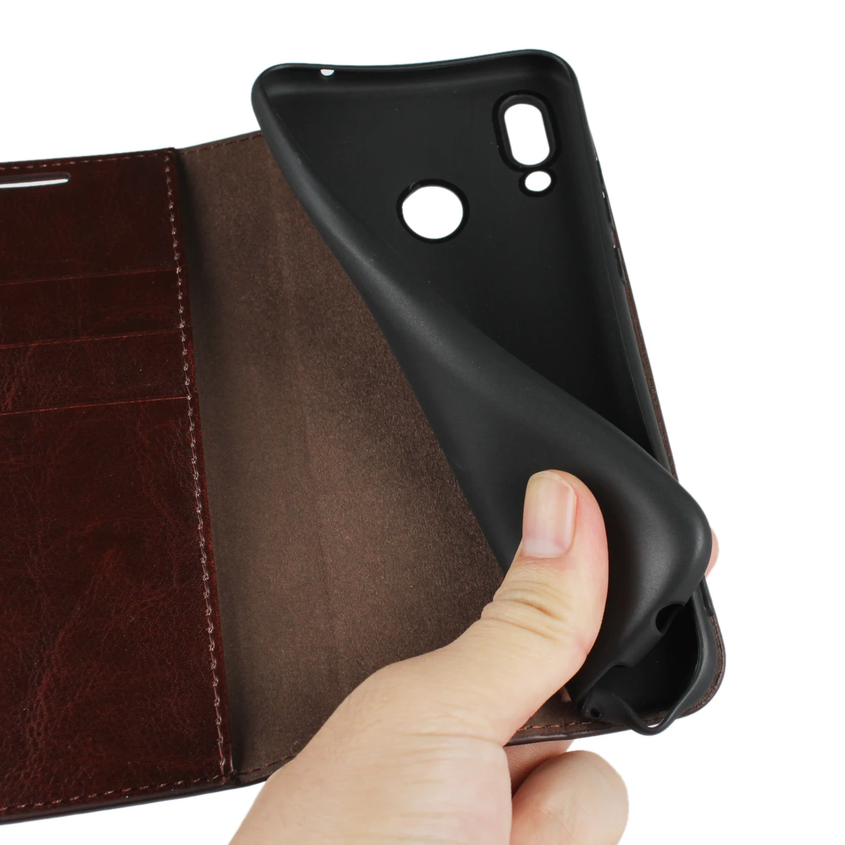 SailorTech Genuine Leather Wallet Phone Stand Case For HuaWei Nova 3/ Nova 2/Nova/ Nova 2 Plus/Flip Cover Coque Card Holders