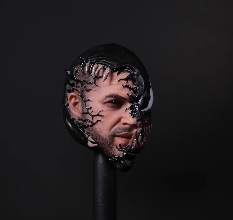 Игрушки Era 1/6 Eddie Tom Hardy Симбиотическая двойная голова скульптура для 12 дюймов фигурка хобби подарок DIY