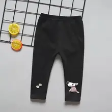 Рубашка для девочек; брюки; леггинсы для маленьких девочек; сезон весна-осень; эластичная тонкая верхняя одежда для маленьких девочек; брюки