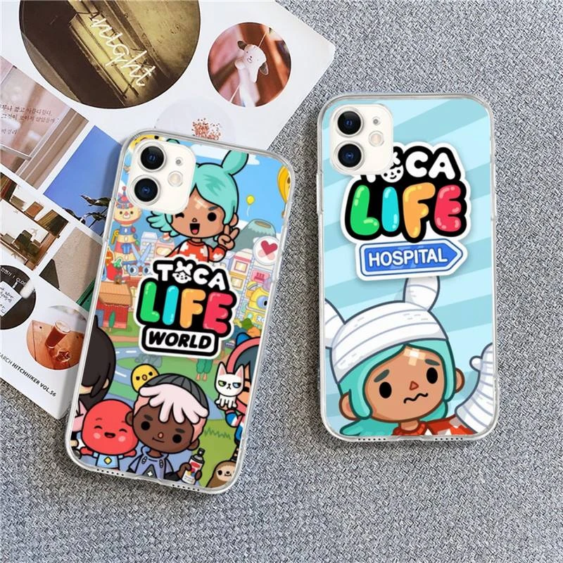 Toca Boca Toca Life World Game Phone Case For Iphone 12 11 Pro 12 11 Pro Max X Xr Xs Max 7 8 Plus 6s Plus 2020 Case Cover Phone Case Covers Aliexpress