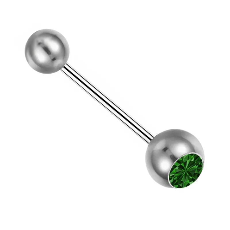 Piercing Jewelry Body Piercing Jewelry Body Jewelry Ear Piercing Jewelry 10Pcs Stainless Steel Crystal Ball Tongue Bars Ring Ear Nail Clasp Ear Bone Barbell Body Piercing Jewelry