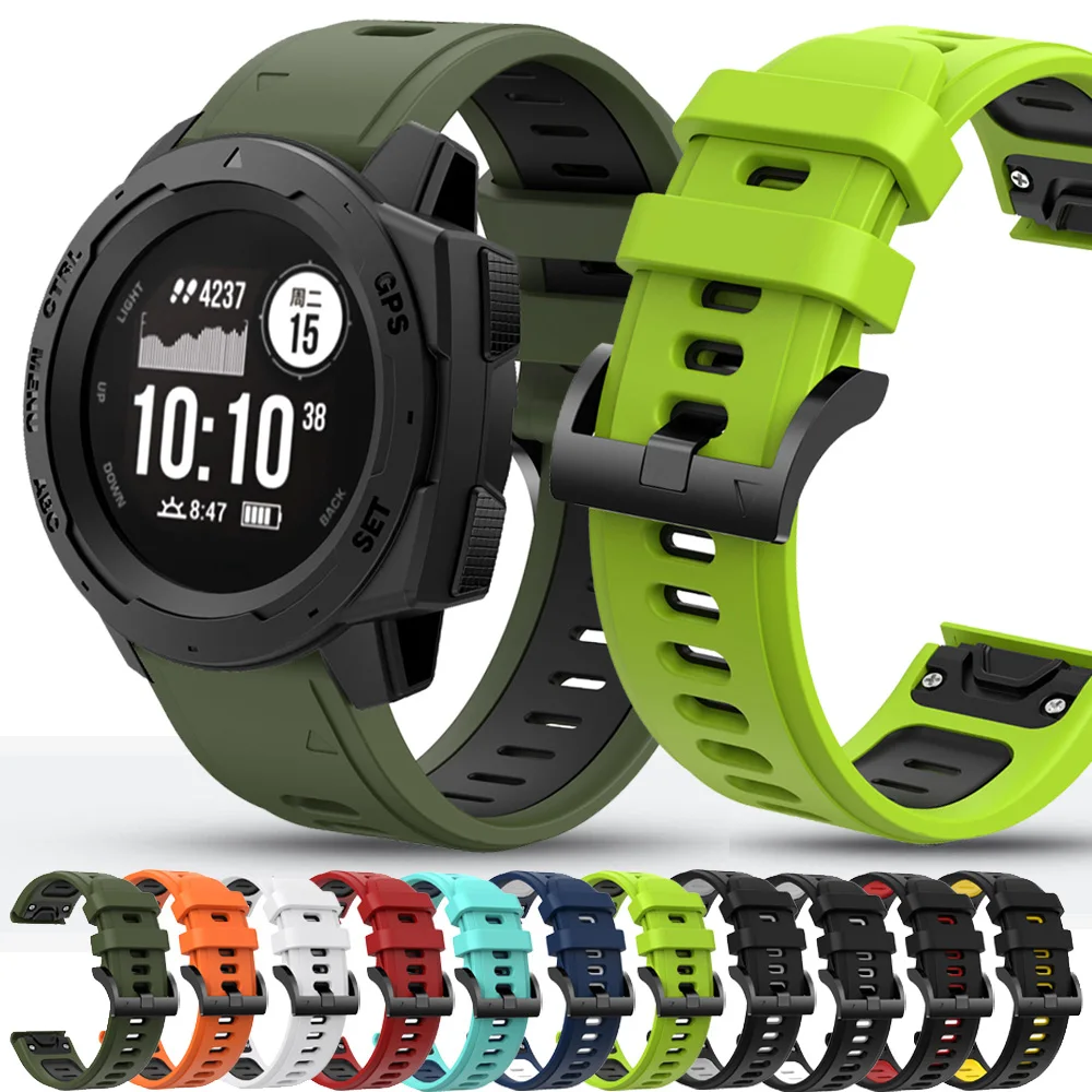 Ремешок тактический для Garmin Instinct /Instinct Fenix 6 Pro 5 Plus быстросъемный сменный ремешок