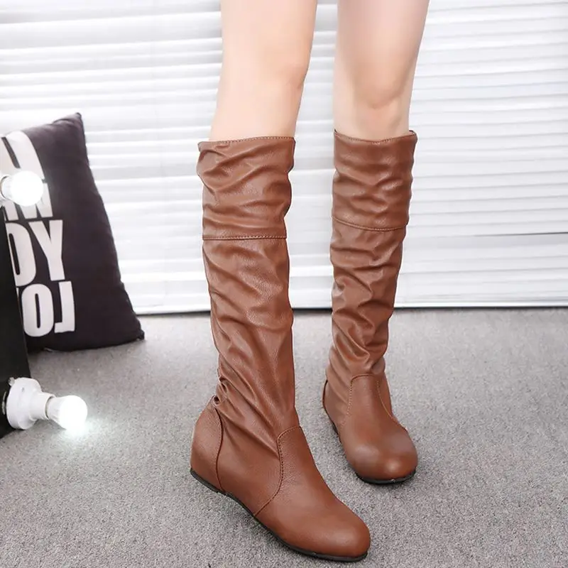 

Female Boots Women Long Boots Big Size 6xl Women's Thigh Boot