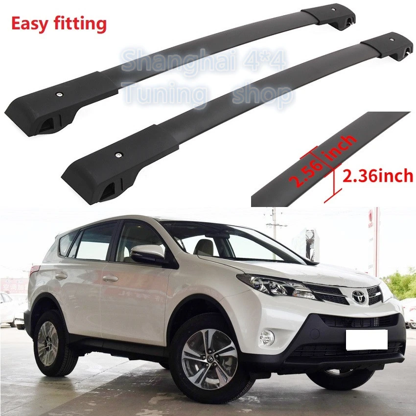 New Arrived Black For Toyota Rav4 13 14 15 16 17 18 Baggage Luggage Rack Carrier Roof Rack Rail Cross Bar Roof Racks Boxes Aliexpress
