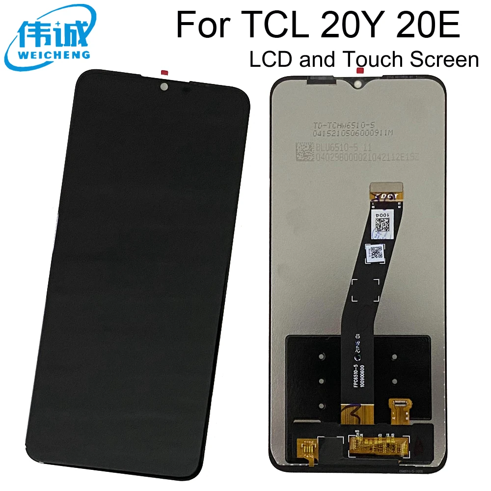 

LCD For TCL 20Y 6156D TCL 20E 6125F 6125D 6125A LCD Display and Touch Screen Digitizer Assembly Repair Part Lcd Screen