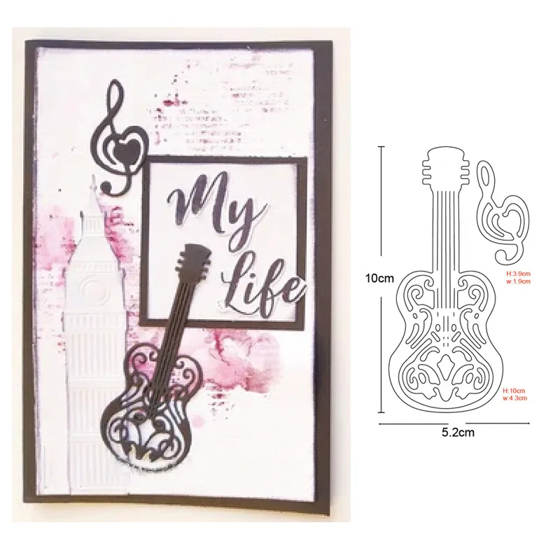 Craft Dies Record Player Phonograph Metal Cutting Dies Stencils Dies for DIY Scrapbooking Papers