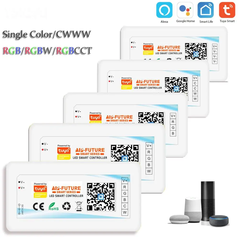 Умный контроллер 5 24 В постоянного тока Wi Fi Alexa Google Home голосовые