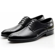 New Genuine Cow Leather Pointed Toe Italian Men Shoe Fashion Dress Shoes Oxfords Black Red Wine Lace-up Vintage Shoes New Genuine Cow Leather Pointed Toe Italian Men Shoe Fashion Dress Shoes Oxfords Black Red Wine Lace-up Vintage Shoes