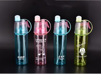 

Kids /adult 400/600Ml Spray Sports Water Bottle Tour Drinking Bottles for Outdoor Climbing Gym Bicycle Cycling Creative Cup
