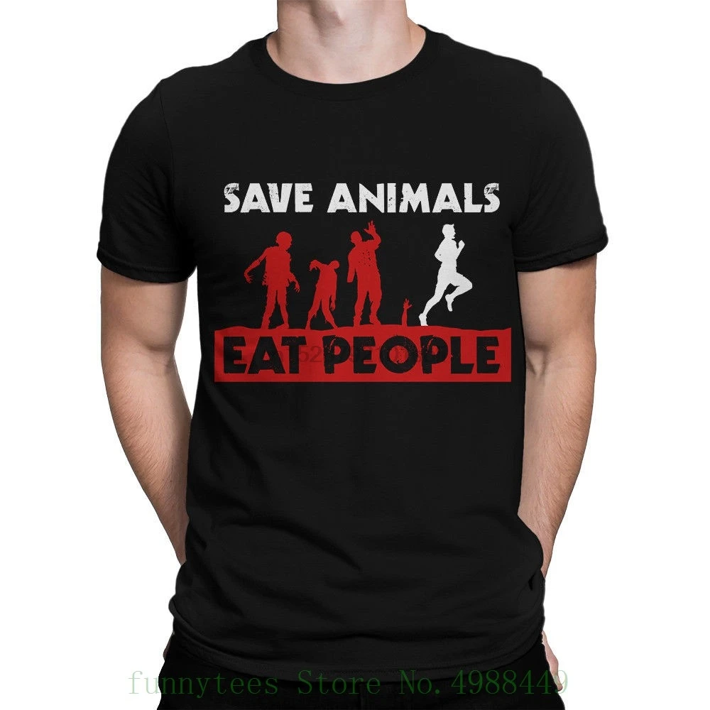 Save The Animals Eat People Music Art T Shirt Men Women All Sizes Funny Newest |