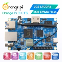 Oranje Pi 3 Lts 2G8G Emmc Met Hdmi + Wifi + BT5.0, Allwinner H6 Soc, open Source Board Computer,Run Android 9.0/ Ubuntu/ Debian Os