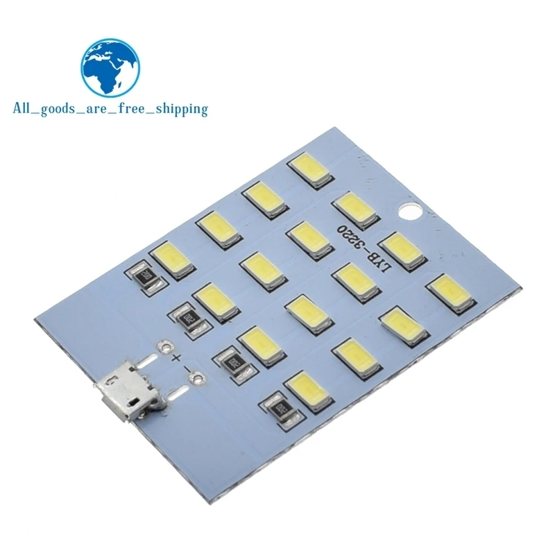 1 шт. высокое качество 5730 smd 5V 430mA~ 470mA белый Mirco Usb 5730 светодиодный светильник ing панель USB Мобильный светильник аварийный светильник Ночной светильник