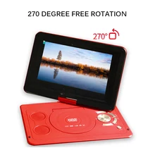 Портативный DVD13.9 дюймовый мобильный DVD маленький ТВ-плеер вращающийся на 270 градусов HD дисплей Встроенный Кардридер высокоскоростной USB интерфейс