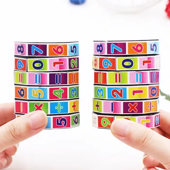 

3 Pcs Digital Cube Puzzle Arithmetic Toy Educational Early Math for Children Learning Hot Sales