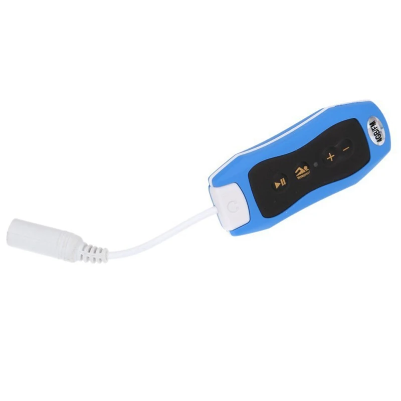 4GB IPX6 Sport Waterproof MP3 Player FM Radio for Swimming/ Running Underwater Jogging/ SPA+ Waterproof Earhook Headset Earphone