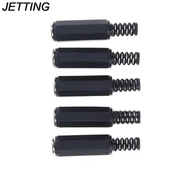 

JETTING 5PCS 3.5mm Female Aux Audio Jack Plug to USB male Stereo Audio Converter Cord Car MP3 Cable Adapter