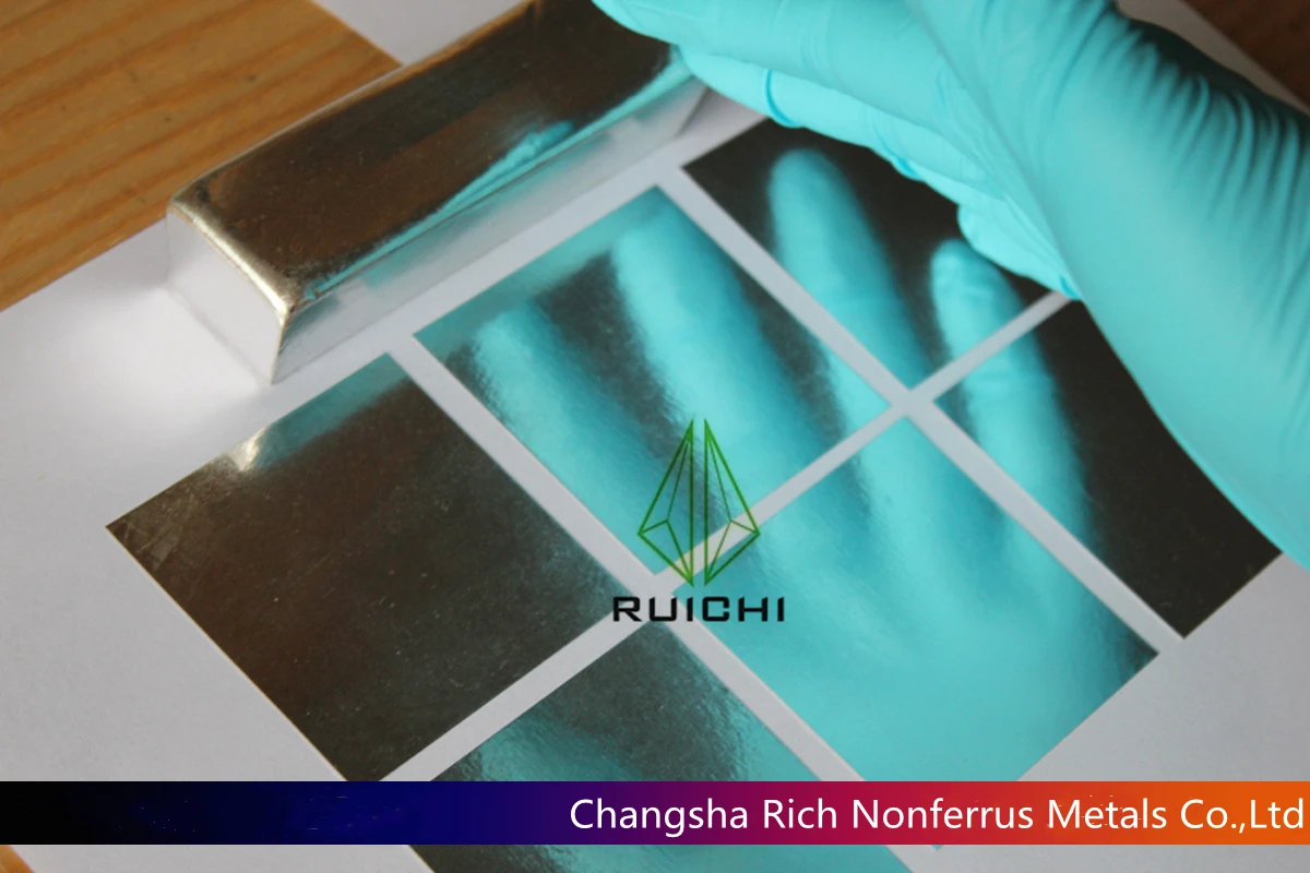 Indium Foil 0.05*50*50mm 99.995% Pure Indium Foil Metal Sheet