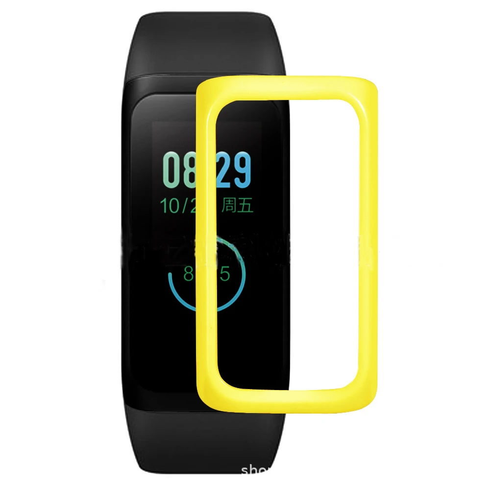 Рамка PC чехол защитная оболочка для Xiaomi Huami Amazfit Cor 2 Midong Smart Bracelet - Цвет: yellow