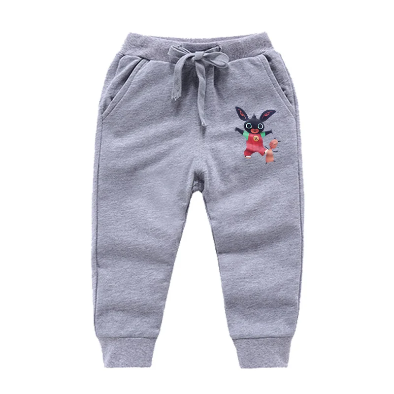 

Cartoon Bing Bunny Rabbit Boys Pants Cotton Spring Clothes Toddler Comfortable Soft Trousers For 1-10Y Children Kids Costume