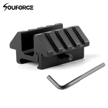 45 градусов смещенная сторона двойной 4 слота костюм 20 мм Вивер Пикатинни прицела аксессуары для охоты