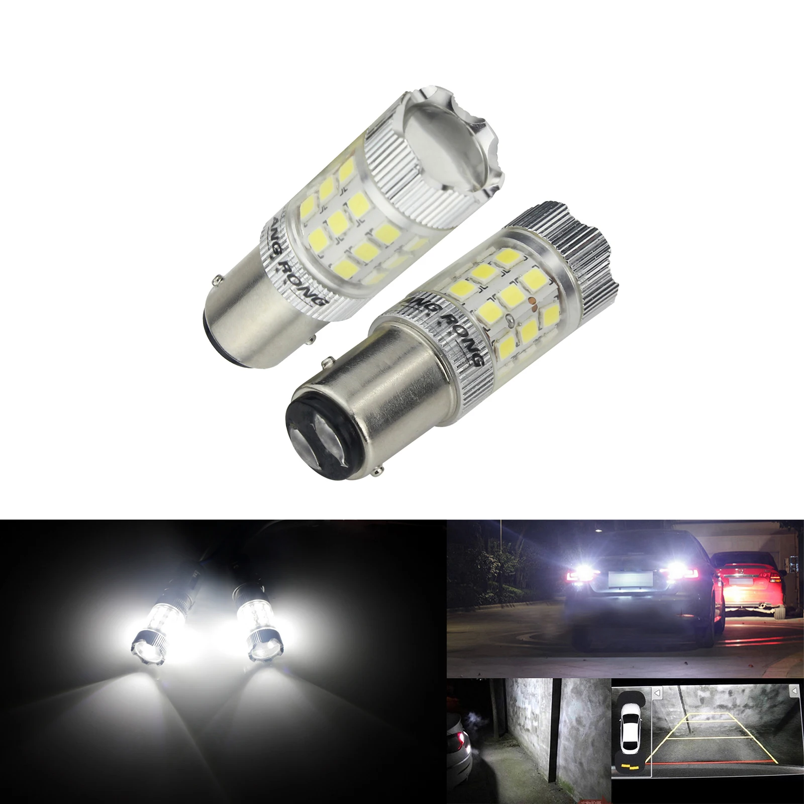 380 RED 9 LED STOP BRAKE TAIL LIGHT BULBS LAMPS 1157 BAY15D P21//5W X 2 PAIR 12V